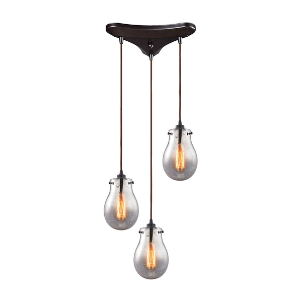 Jaelyn 3 Light Pendant In Oil Rubbed Bronze