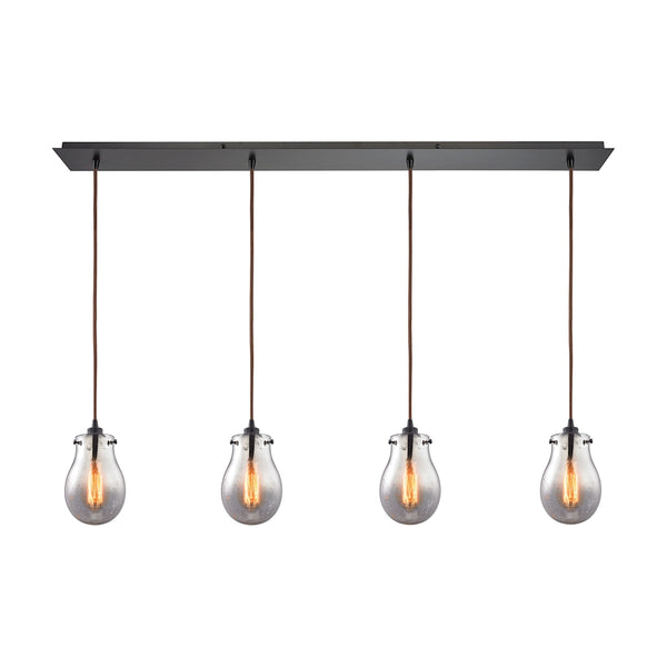 Jaelyn 4 Light Pendant In Oil Rubbed Bronze