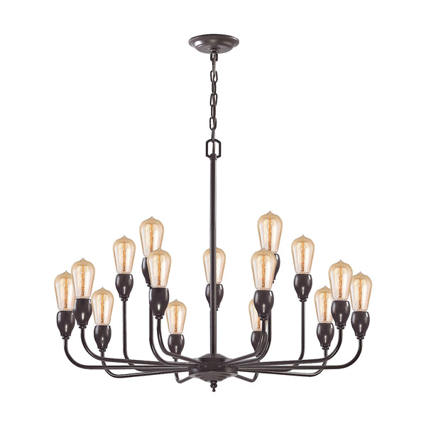 Vernon 15 Light Chandelier In Oil Rubbed Bronze
