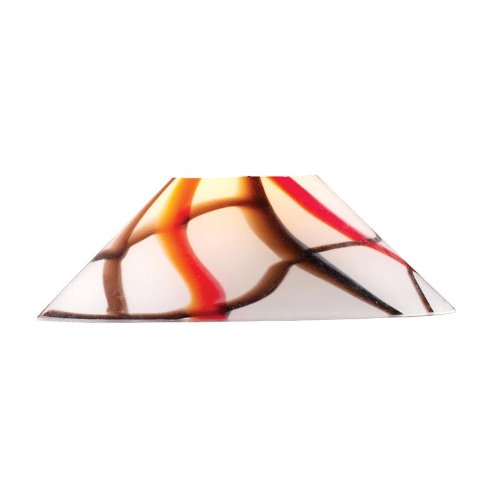 Refraction Cream White Glass Shade