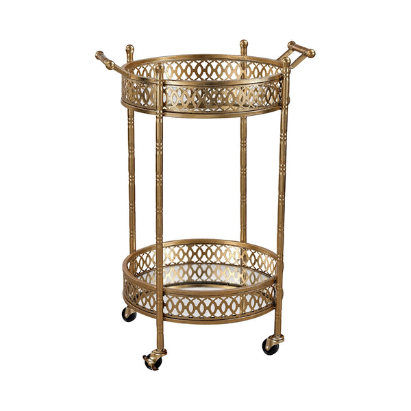 Banded Round Bar Cart