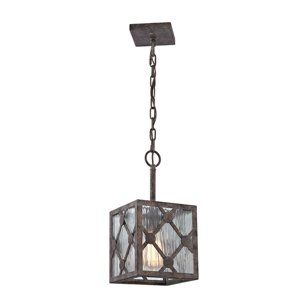 Radley 1 Light Pendant In Malted Rust