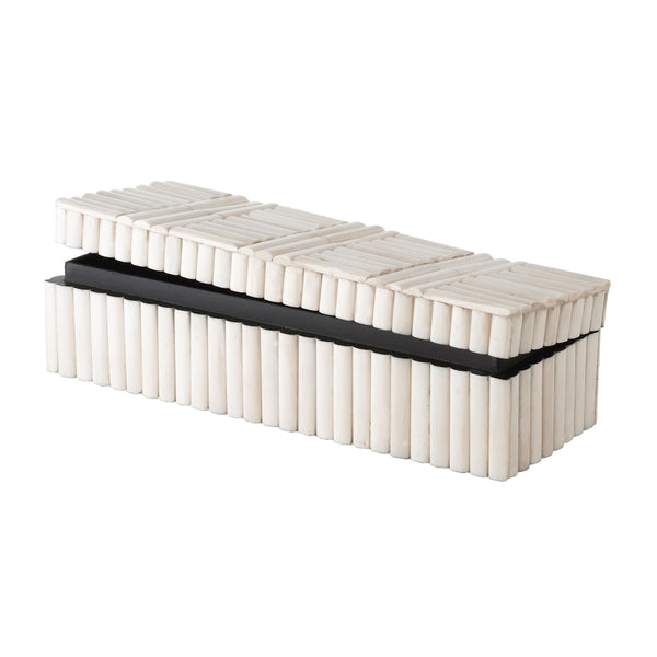 Bone Rod Pattern Rectangular Box