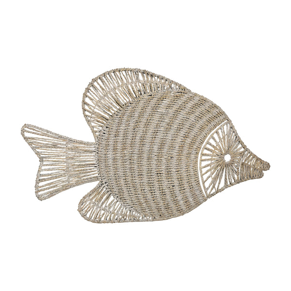 Wicker Fish Wall Decor