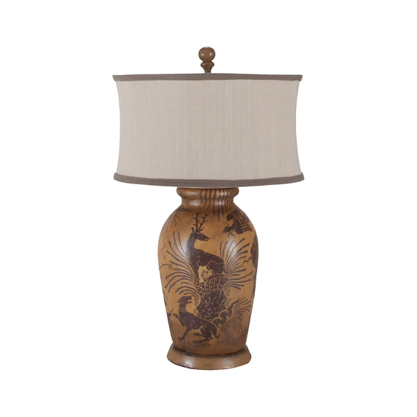 Terra Cotta Table Lamp VII
