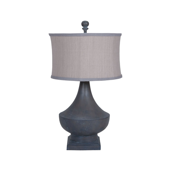 Vintage Table Lamp In Heritage Grey Stain