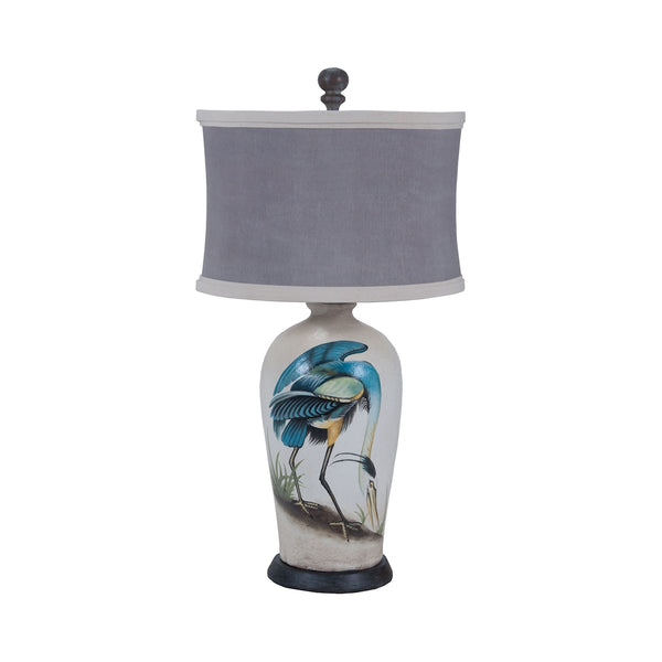 Terra Cotta Table Lamp VIII In Loft White