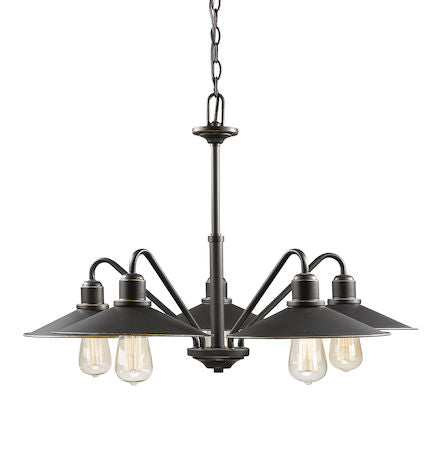 Z-Lite Casa 5 Light Chandelier 613-5-OB