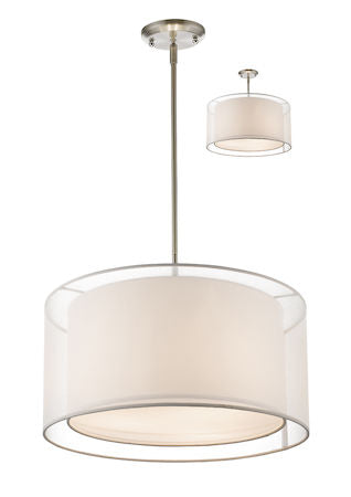Z-Lite Sedona 3 Light Convertible Pendant 192-18W-C