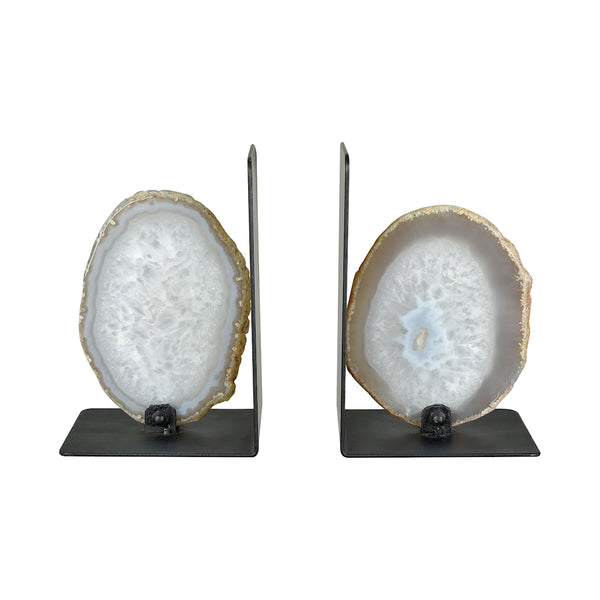 Ragnarök Agate Bookends