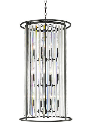 Z-Lite Monarch 12 Light Chandelier 439-12BRZ