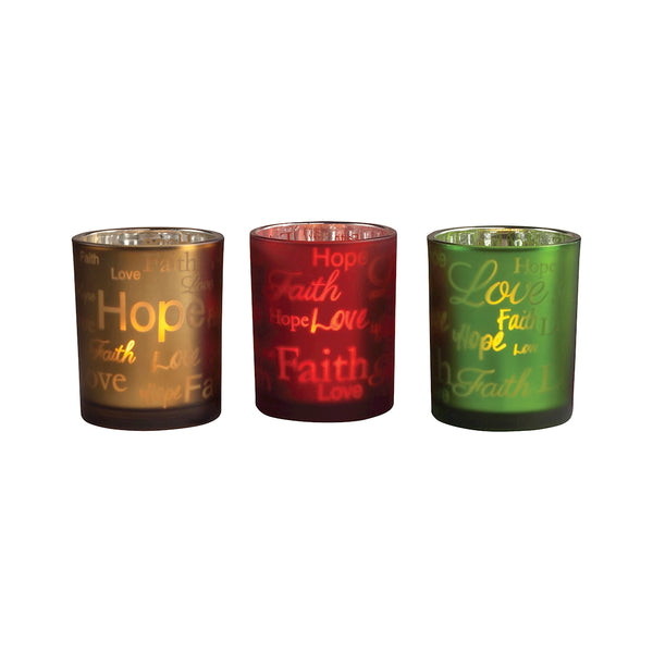 Sentiments Set of 3 Votives