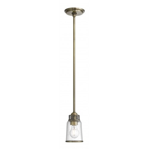 Livex Lighting Lawrenceville 1 Lt AB Mini Pendant