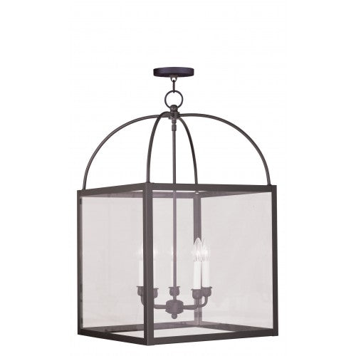 Livex Lighting Milford 5 Light Bronze Lantern