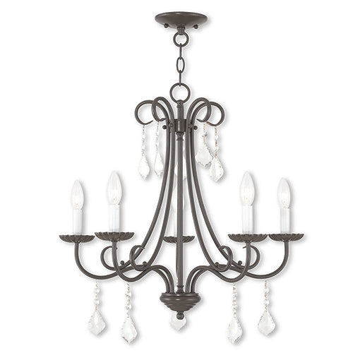 Livex Lighting Daphne 5 Light English Bronze Chandelier