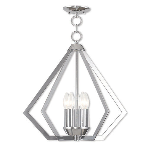 Livex Lighting Prism 5 Light Polished Chrome Chandelier