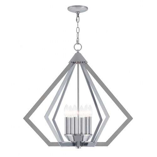 Livex Lighting Prism 6 Lt CH Chandelier