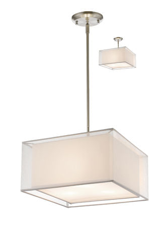 Z-Lite Sedona 3 Light Convertible Pendant 193-15W-C