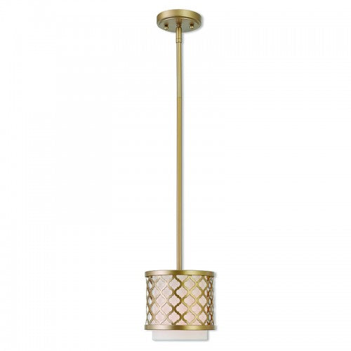 Livex Lighting Arabesque 1 Lt SG Mini Pendant
