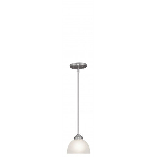 Livex Lighting Somerset 1 Light Brushed Nickel Mini Pendant