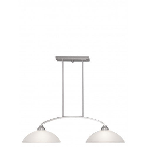 Livex Lighting Somerset 2 Light Brushed Nickel Billiard/Island