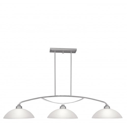 Livex Lighting Somerset 3 Light Brushed Nickel Billiard/Island