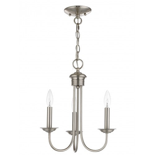 Livex Lighting Estate 3 Lt BN Chandelier