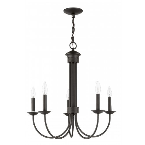 Livex Lighting Estate 5 Lt BZ Chandelier