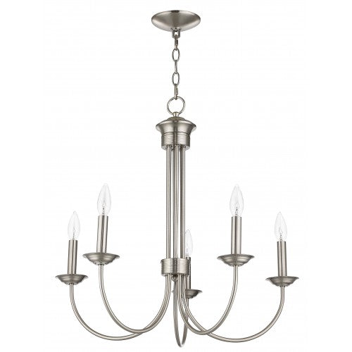 Livex Lighting Estate 5 Lt BN Chandelier