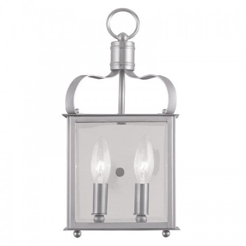 Livex Lighting Garfield 2 Light Brushed Nickel Wall Sconce