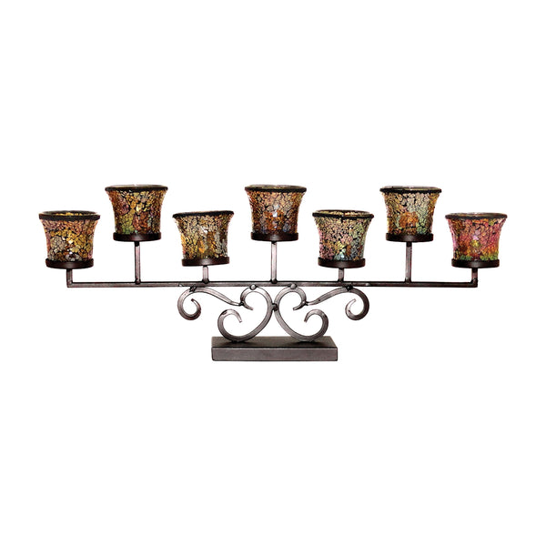 Versailles 7 Votive Centerpiece