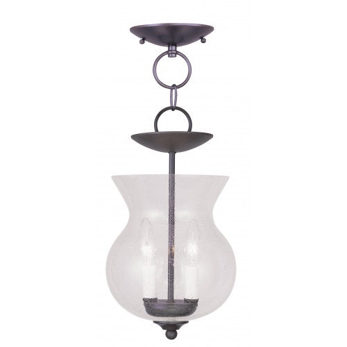 Livex Lighting Legacy 2 Light Bronze Chain Hang/Ceiling Mount
