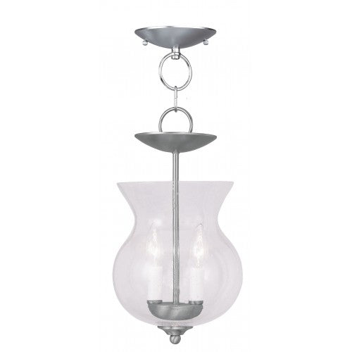 Livex Lighting Legacy 2 Light BN Chain Hang/Ceiling Mount