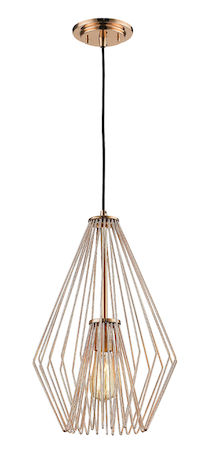 Z-Lite Quintus 1 Light Mini Pendant 442MP12-CR