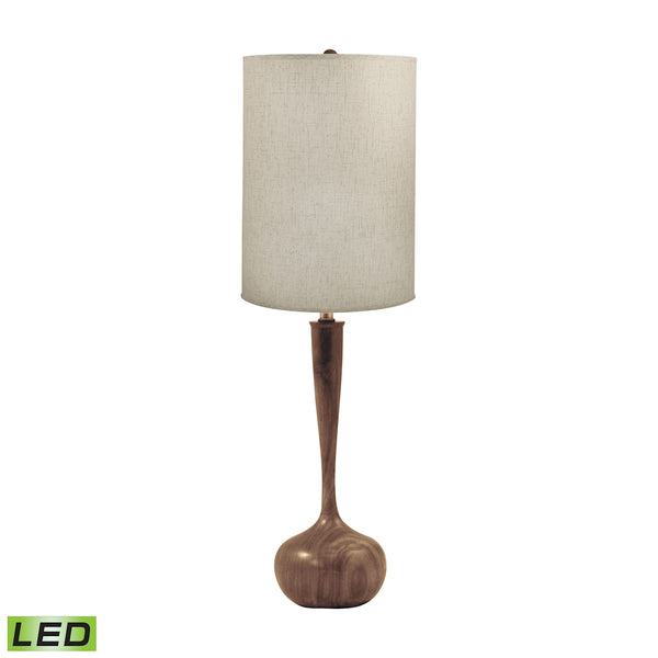Wooden Tulip LED Table Lamp