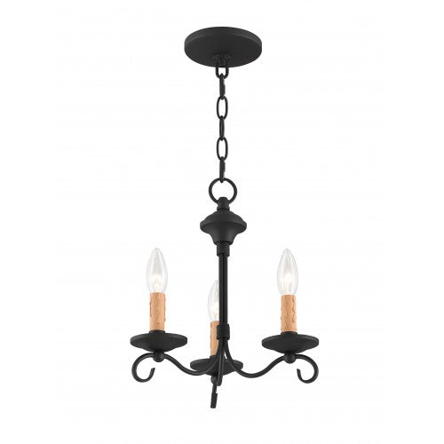 Livex Lighting Heritage Mini Chandelier/Ceiling Mount 4473-04