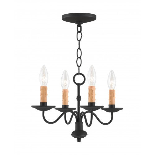 Livex Lighting Heritage Mini Chandelier/Ceiling Mount 4474-04