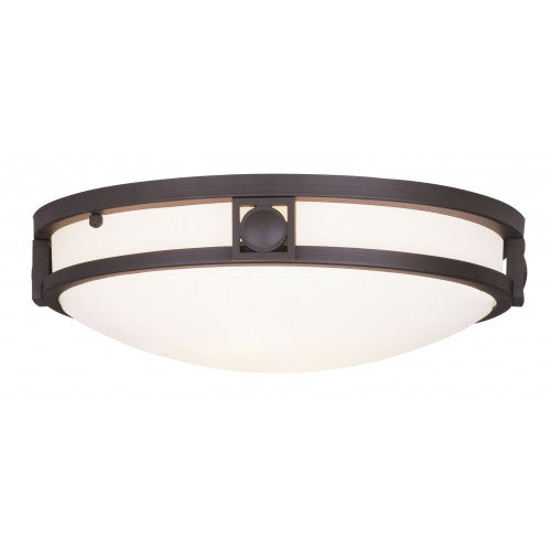 Livex Lighting Titania 2 Light Bronze Ceiling Mount