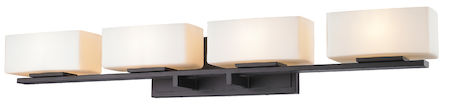 Z-Lite Kaleb 4 Light Vanity Light 3029-4V-BRZ-LED