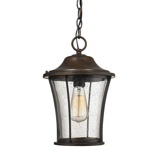 Morganview 1 Light Outdoor Pendant In Hazelnut Bronze