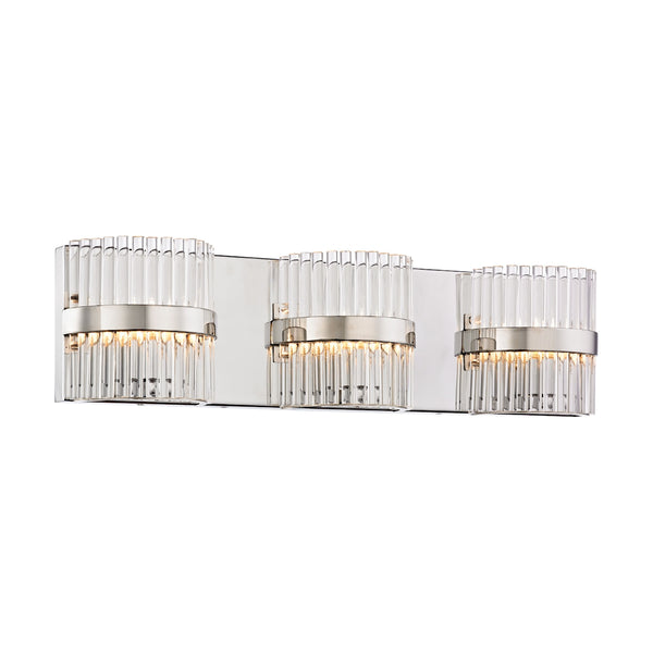 Nescott 3 Light Vanity In Polished Chrome