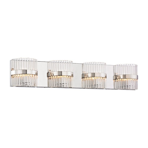 Nescott 4 Light Vanity In Polished Chrome