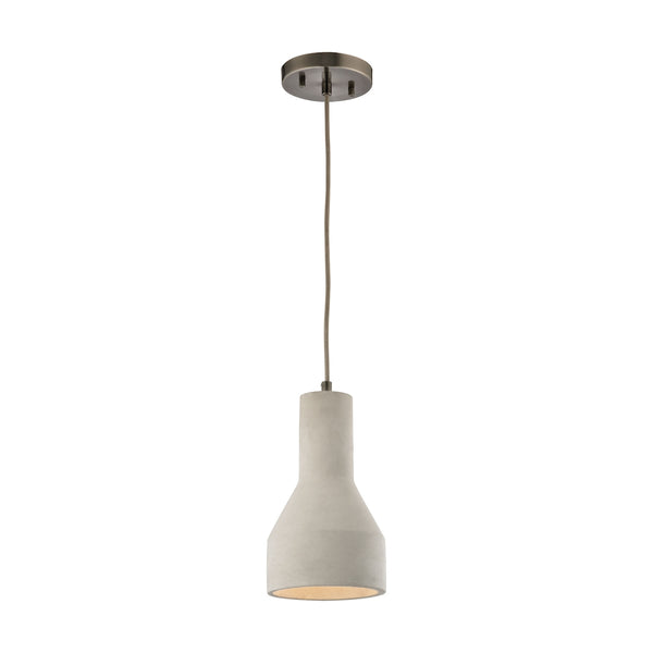 Urban Form 1 Light Pendant In Black Nickel