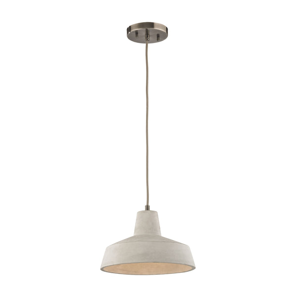 Urban Form 1 Light Pendant In Black Nickel