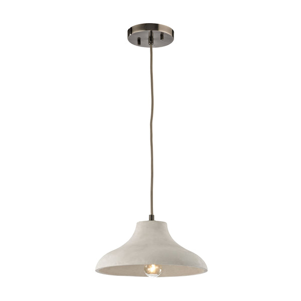 Urban Form 1 Light Pendant In Black Nickel