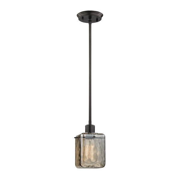 Watercube 1 Light Pendant In Oil Rubbed Bronze