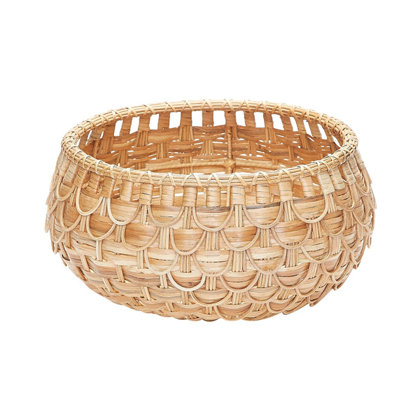 Small Natural Fish Scale Basket