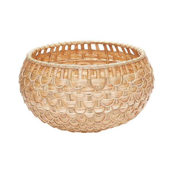 Medium Natural Fish Scale Basket