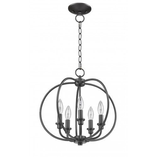 Livex Lighting Milania 5 Light Bronze Lantern/Ceiling Mount