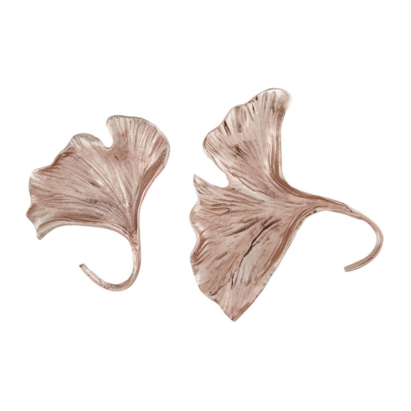 Rose Gold Ginkgo Wall Leaf